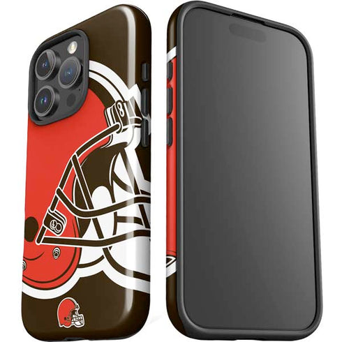NFL Cleveland Browns Large Logo iPhone 16 Pro Impact Case