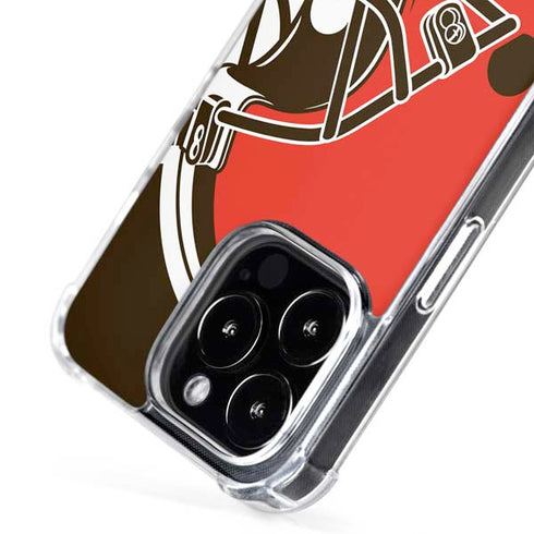 NFL Cleveland Browns Large Logo iPhone 16 Pro Max MagSafe Case
