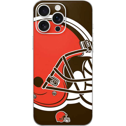 NFL Cleveland Browns Large Logo iPhone 16 Pro Max Skin