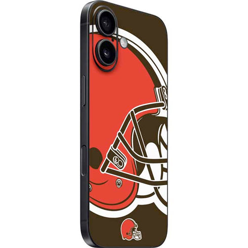 NFL Cleveland Browns Large Logo iPhone 16 Skin