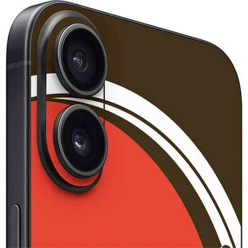 NFL Cleveland Browns Large Logo iPhone 16 Skin