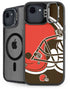 NFL Cleveland Browns Large Logo iPhone 16e Kickstand Case