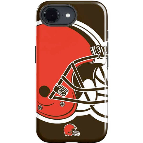 NFL Cleveland Browns Large Logo iPhone 16e Impact Case