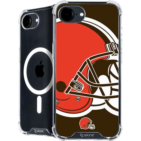 NFL Cleveland Browns Large Logo iPhone 16e MagSafe Case