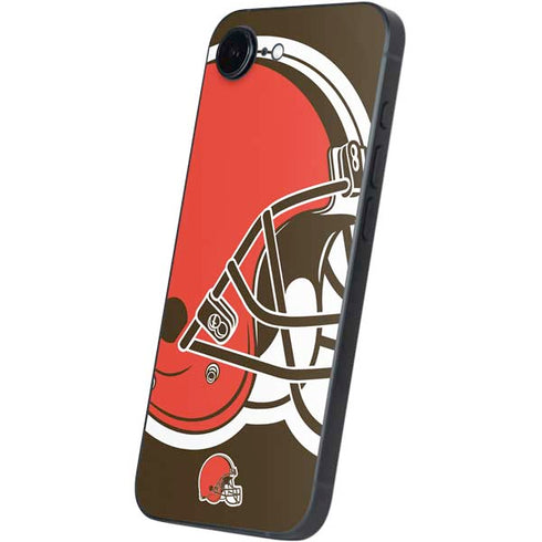 NFL Cleveland Browns Large Logo iPhone 16e Skin