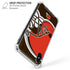 NFL Cleveland Browns Large Logo iPhone X/XS Clear Case