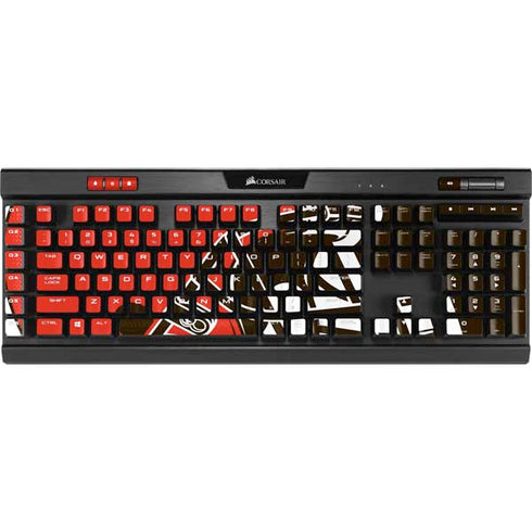 NFL Cleveland Browns Large Logo K95 RGB PLATINUM Mechanical Gaming Keyboard Skin