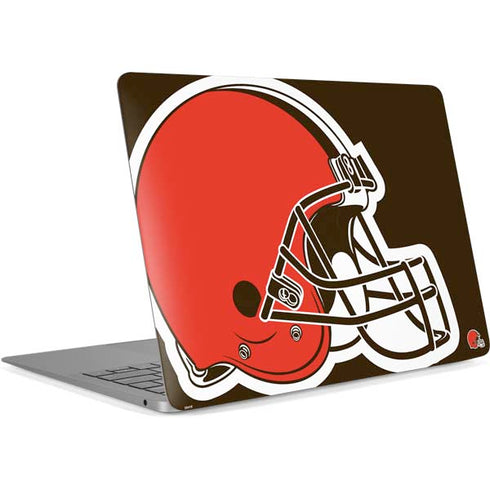 NFL Cleveland Browns Large Logo Apple MacBook Air Skin