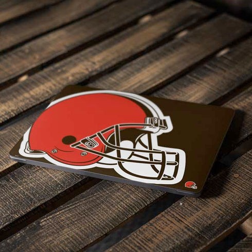 NFL Cleveland Browns Large Logo Apple MacBook Air Skin