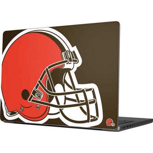 NFL Cleveland Browns Large Logo Apple MacBook Pro 14-inch Skin