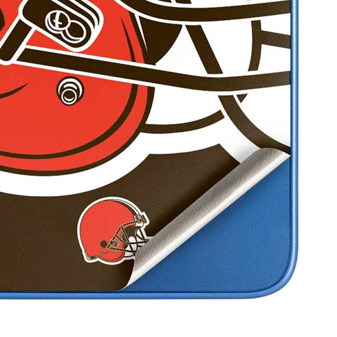 NFL Cleveland Browns Large Logo Moto G Play 4G (2024) Skin