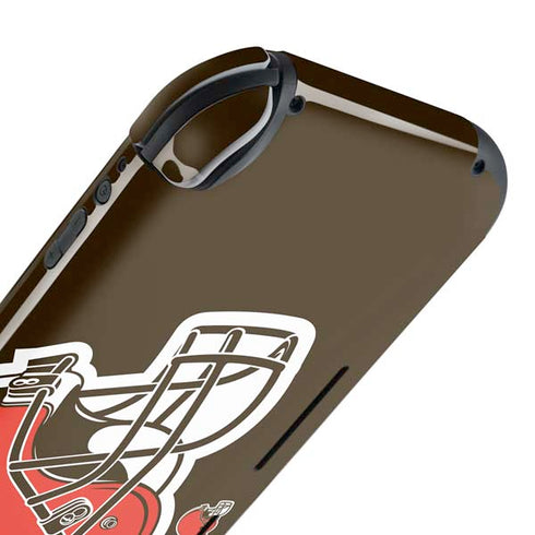 NFL Cleveland Browns Large Logo Nintendo Switch Lite Skin
