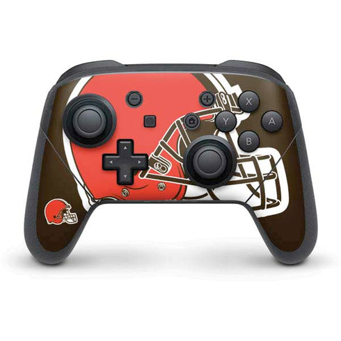 NFL Cleveland Browns Large Logo Nintendo Skins