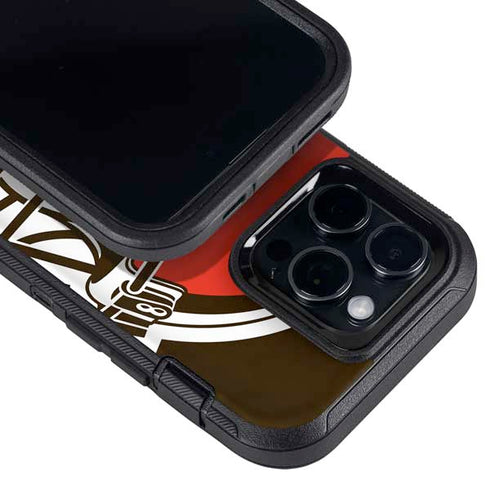 NFL Cleveland Browns Large Logo Otterbox Defender iPhone Skin