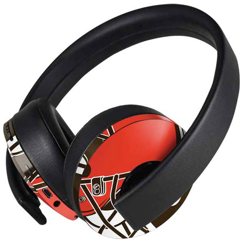 NFL Cleveland Browns Large Logo PlayStation 4 Gold Wireless Headset Skin