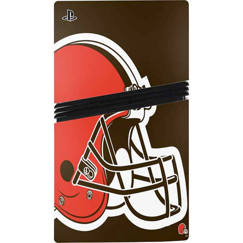 NFL Cleveland Browns Large Logo PS5 Pro Bundle Skin