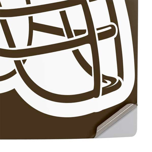 NFL Cleveland Browns Large Logo PS5 Pro Console Skin