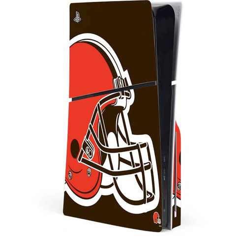 NFL Cleveland Browns Large Logo PlayStation PS5 Skins