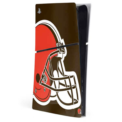 NFL Cleveland Browns Large Logo PS5 Slim Digital Edition Console Skin