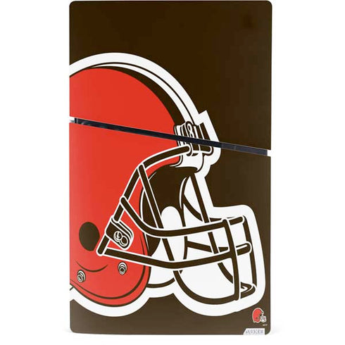 NFL Cleveland Browns Large Logo PS5 Slim Digital Edition Console Skin