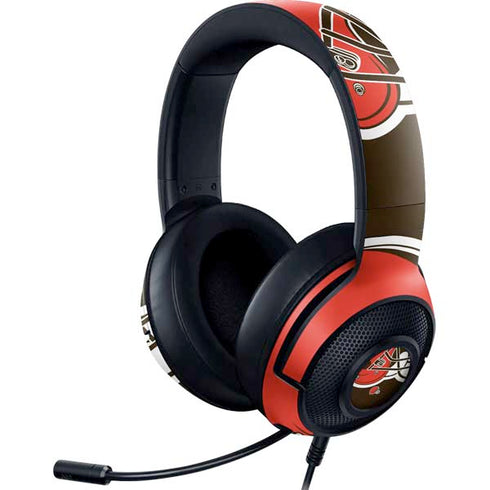 NFL Cleveland Browns Large Logo Razer Kraken X Skin