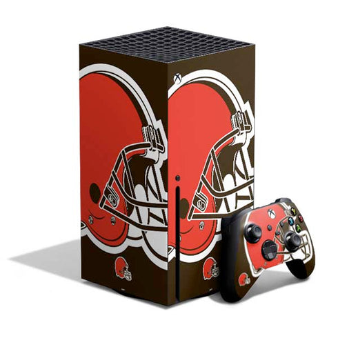 NFL Cleveland Browns Large Logo Xbox Series X Bundle Skin