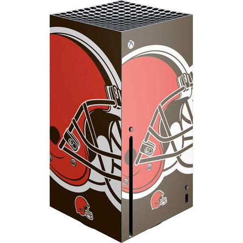 NFL Cleveland Browns Large Logo Xbox Series X Skins