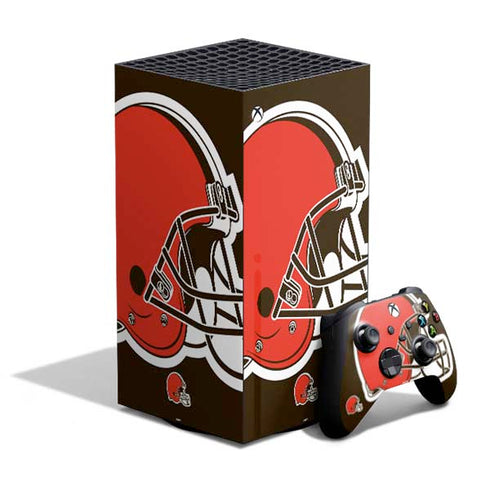 NFL Cleveland Browns Large Logo XBox Series X Digital Edition Bundle Skin
