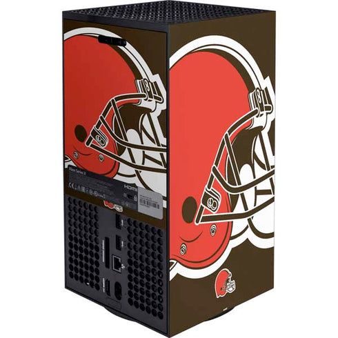 NFL Cleveland Browns Large Logo XBox Series X Digital Edition Bundle Skin