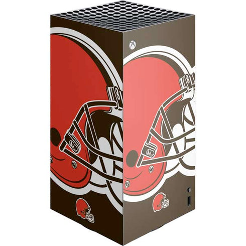 NFL Cleveland Browns Large Logo XBox Series X Digital Edition Console Skin