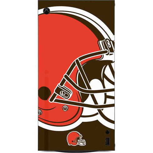 NFL Cleveland Browns Large Logo XBox Series X Digital Edition Console Skin