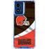 NFL Cleveland Browns Moto G 5G (2024) Clear Case