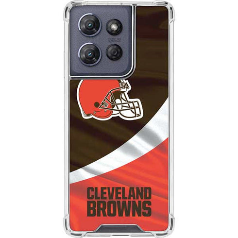 NFL Cleveland Browns Moto G Power 5G (2025) Clear Case