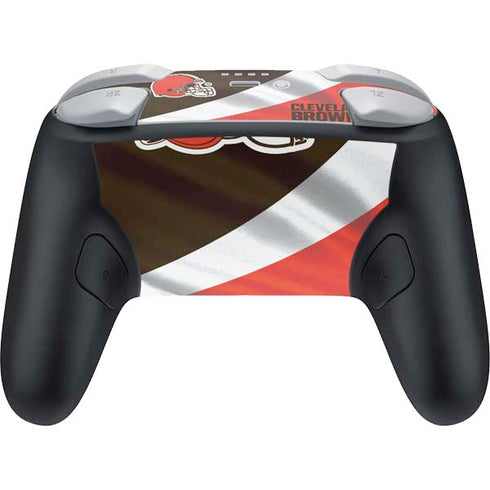NFL Cleveland Browns Nintendo Switch 2 (2025) Pro Controller Skin