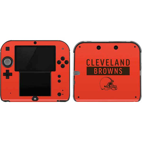 NFL Cleveland Browns Orange Performance Series Nintendo Skins