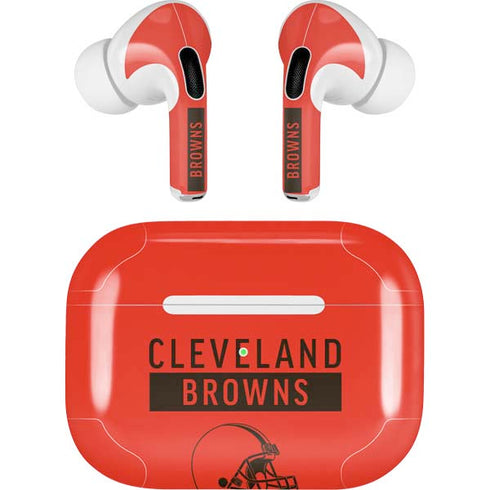 NFL Cleveland Browns Orange Performance Series AirPods Skins