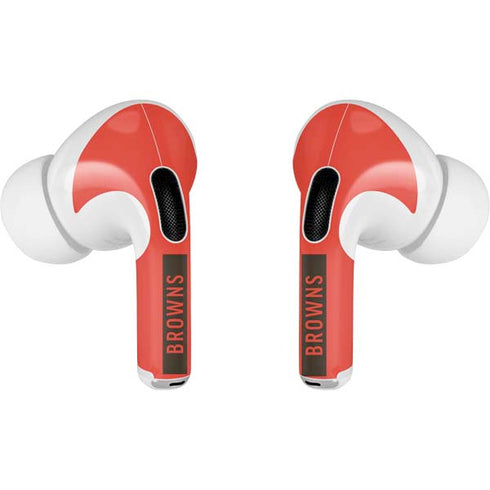 NFL Cleveland Browns Orange Performance Series AirPods Skins