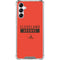 NFL Cleveland Browns Orange Performance Series Gabb Phone 4 Clear Case
