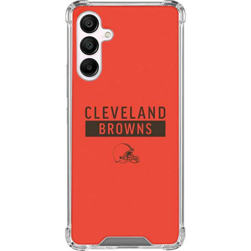 NFL Cleveland Browns Orange Performance Series Galaxy A16 5G Clear Case