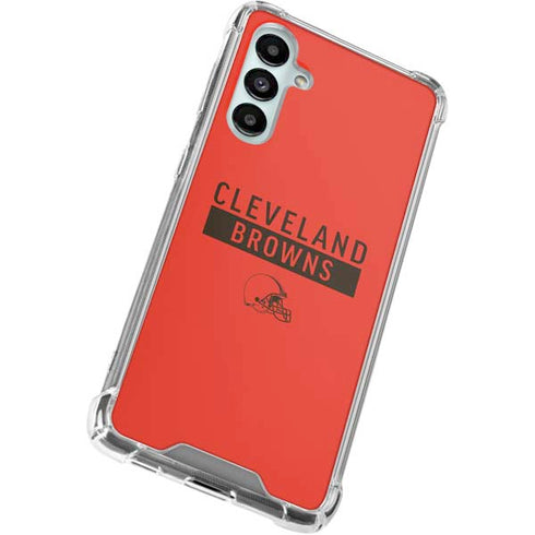 NFL Cleveland Browns Orange Performance Series Galaxy A16 5G Clear Case