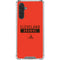 NFL Cleveland Browns Orange Performance Series Galaxy A17 Clear Case