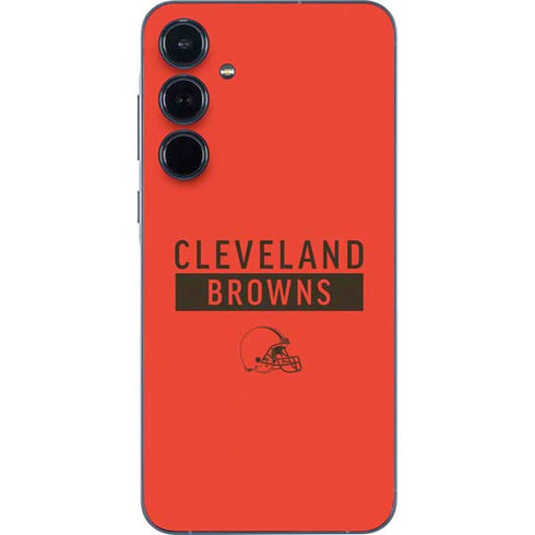 NFL Cleveland Browns Orange Performance Series Galaxy A35 5G Skin