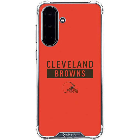 NFL Cleveland Browns Orange Performance Series Galaxy A36 5G Clear Case