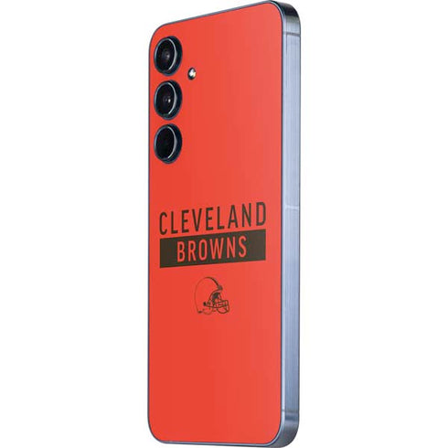 NFL Cleveland Browns Orange Performance Series Galaxy A55 5G Skin