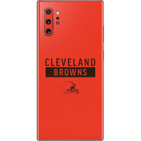 NFL Cleveland Browns Orange Performance Series Galaxy Note 10 Plus Skin