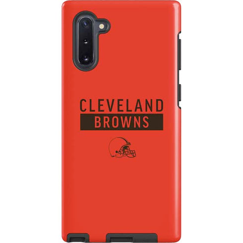 NFL Cleveland Browns Orange Performance Series Galaxy Cases