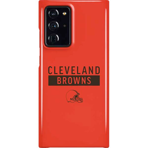 NFL Cleveland Browns Orange Performance Series Galaxy Cases