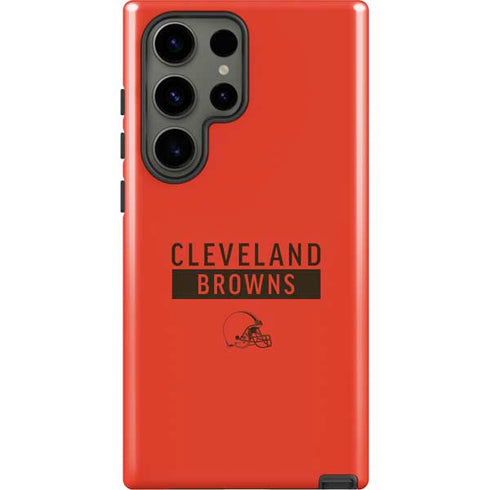 NFL Cleveland Browns Orange Performance Series Galaxy S23 Ultra Pro Case