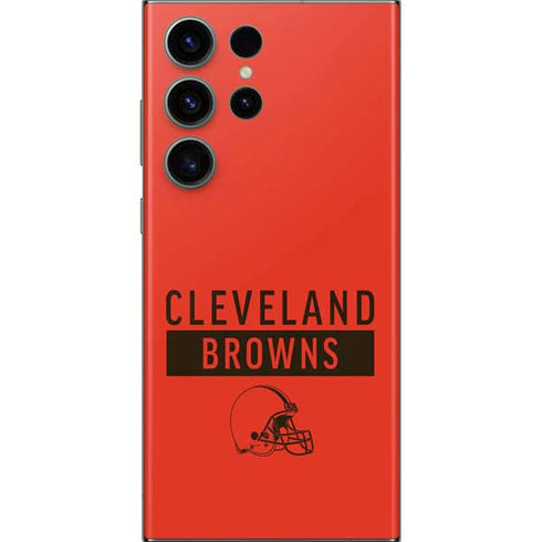 NFL Cleveland Browns Orange Performance Series Galaxy Skins