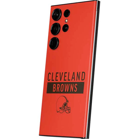 NFL Cleveland Browns Orange Performance Series Galaxy Skins